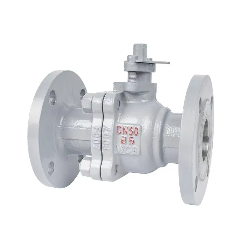 Válvula de esfera de flange de aço fundido