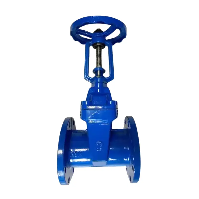 Ferro dúctil caule aberto Válvula de flange de vedação macia