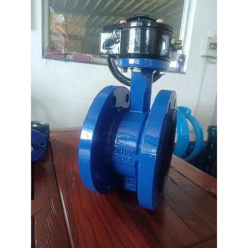 Válvula de borboleta flange flangmada macia para gasoduto de abastecimento de água