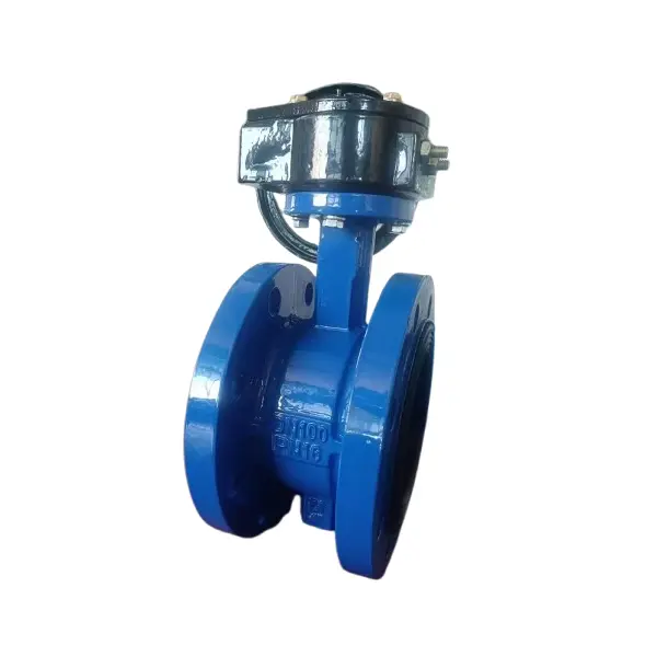 Válvula de borboleta flange flangmada macia para gasoduto de abastecimento de água
